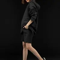 Худи унисекс H1, черное, размер M/L