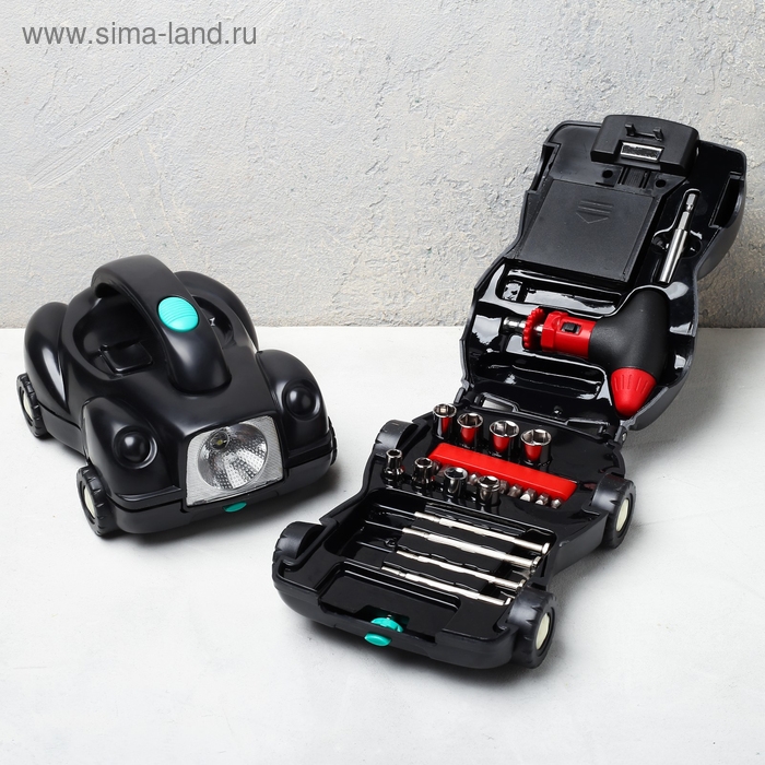 Набор инструментов с фонарем «Храбрость и сила», 25 предметов Набор инструментов с фонарем «Храбрость и сила», 25 предметов