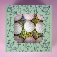 Коробка самосборная, с окном, "Для тебя" 19 х 19 х 9 см