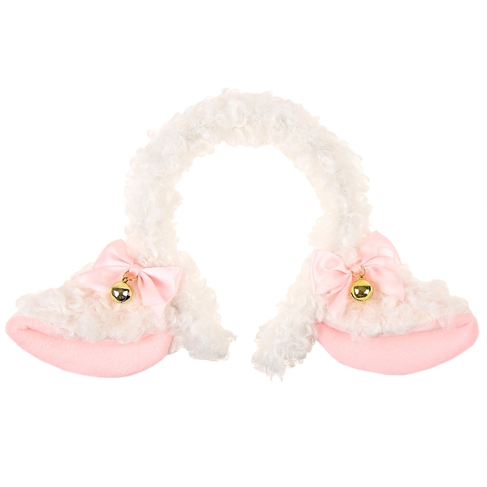 Карнавальный ободок «Ушки аниме», цвет белый Карнавальный ободок «Ушки аниме», цвет белый