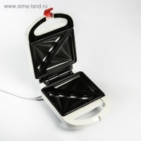 Сэндвич-тостер ENERGY EN-272, 650 Вт, антипригарное покрытие, белый Сэндвич-тостер ENERGY EN-272, 650 Вт, антипригарное покрытие, белый