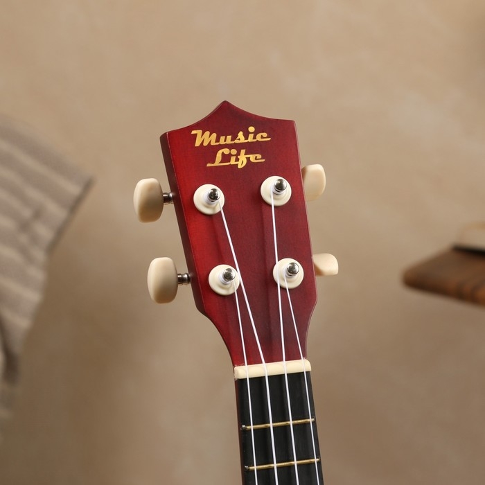 Укулеле сопрано Music Life UK-10, цвет светлое дерево, 54см Укулеле сопрано Music Life UK-10, цвет светлое дерево, 54см