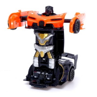 Робот радиоуправляемый &laquo;Спорткар&raquo;, трансформируется, работает от батареек, цвета МИКС