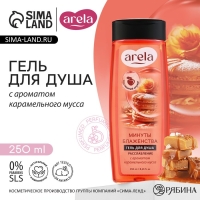 Гель для душа женский &laquo;Минуты блаженства&raquo;, 250 мл, аромат карамельного мусса, ARELA