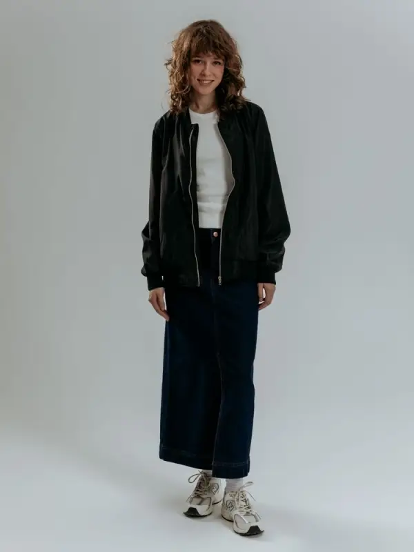 Бомбер Wigton, черный, размер 3XL