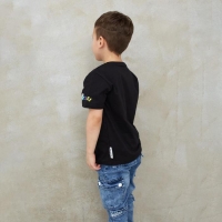 Футболка детская "Oh, boy" Микки Мауc, рост 98-104, черный Футболка детская "Oh, boy" Микки Мауc, рост 98-104, черный