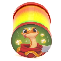 Новый год! Пружинка радуга &laquo;Веселая змея&raquo;, цвета МИКС, d.-5см, новогодний подарок