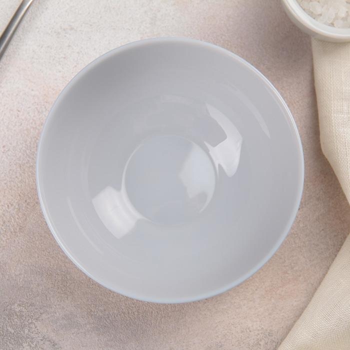 Салатник стеклокерамический Diwali granit, 400 мл, d=12 см, цвет голубой