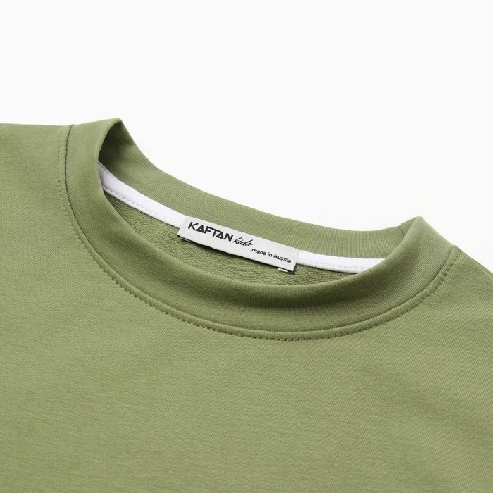 Футболка детская KAFTAN, р. 34 (122 - 128 см), хаки
