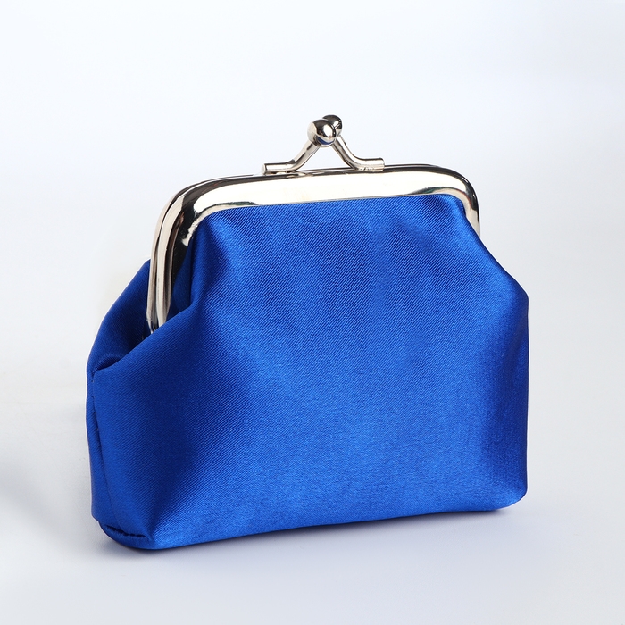 Кошелёк женский на фермуаре, цвет синий Кошелёк женский на фермуаре, цвет синий