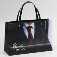 Пакет подарочный, упаковка, «Лучший мужчина», 30 х 20 х 10 см Пакет подарочный, упаковка, «Лучший мужчина», 30 х 20 х 10 см