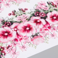 Наклейка пластик интерьерная цветная "Цветочная лента" 40х60 см