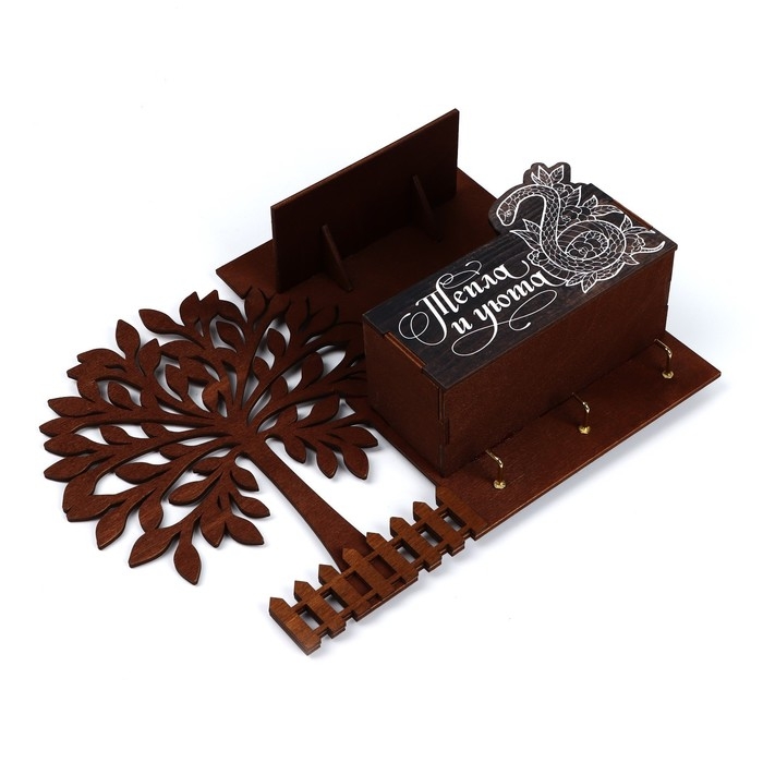 Ключница настенная новогодняя &laquo;Тепла и уюта&raquo;, на Новый год