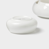 Набор салатников Magistro OliveQueen, 3 шт: 1500/800/450 мл, фарфор, белый