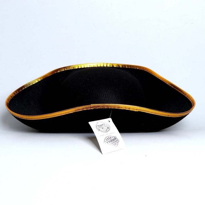 Шляпа пирата «Настоящий пират», р-р 55-57 см Шляпа пирата «Настоящий пират», р-р 55-57 см