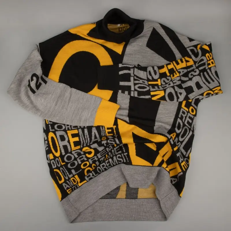 Свитер оверсайз на заказ Tricksy Net, полушерсть, размер S/M