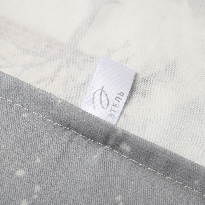 Новый год. Полотенце Этель "Зимняя деревушка" 40х73 см, 100% хлопок, саржа 190 г/м2