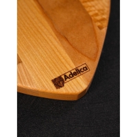 Подарочный набор деревянной посуды Adelica &laquo;Для тебя&raquo;, тарелка 20&times;17 см, подставка под горячее и телефон, берёза