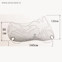 Чехол на мотоцикл Стилс М-028, размер L Чехол на мотоцикл Стилс М-028, размер L