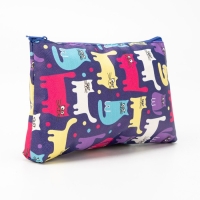 Косметичка на молнии, цвет синий/разноцветный Косметичка на молнии, цвет синий/разноцветный