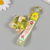 Брелок пластик с карабином, ремешком "Единорожка в звезде" водный, с декором 5,5х5,5х2,5 см Брелок пластик с карабином, ремешком "Единорожка в звезде" водный, с декором 5,5х5,5х2,5 см