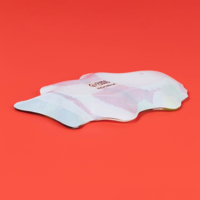 Блюдо сервировочное стеклянное Доляна &laquo;Дед Мороз&raquo;, 19,5&times;14 см