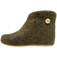 Домашние валенки Wild, зеленые (олива), размер 43