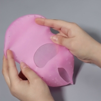 Носочки для педикюра, силиконовые, с перфорацией, с лямкой, размер L, цвет розовый Носочки для педикюра, силиконовые, с перфорацией, с лямкой, размер L, цвет розовый