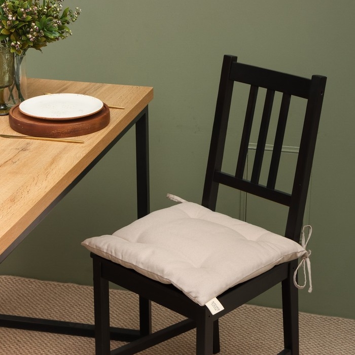 Сидушка Этель Calm 42х42 см, 100% хл, рогожка 186 г/м2 Сидушка Этель Calm 42х42 см, 100% хл, рогожка 186 г/м2