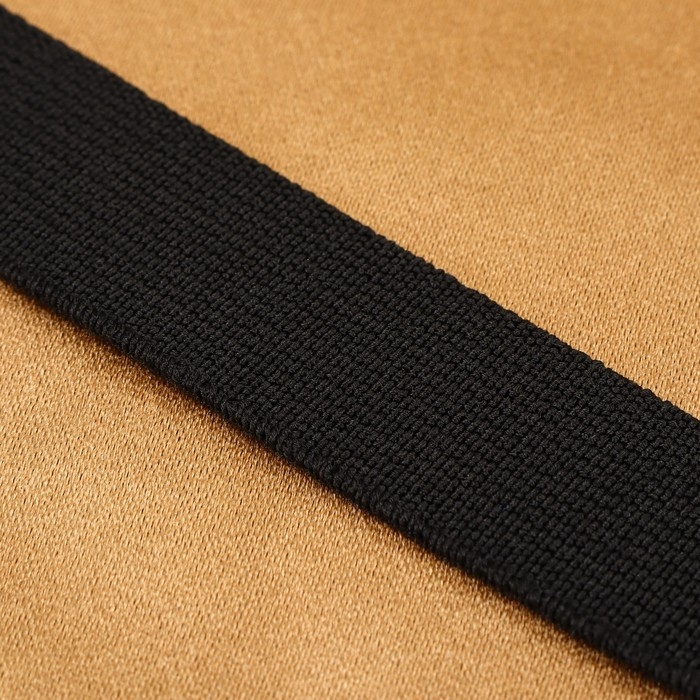 Резинка бельевая, 20 мм, 20 м, цвет чёрный Резинка бельевая, 20 мм, 20 м, цвет чёрный