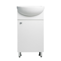 Комплект мебели: Тумба "Вега 45" + раковина "Уют-450", 47 х 37,5 х 85 см