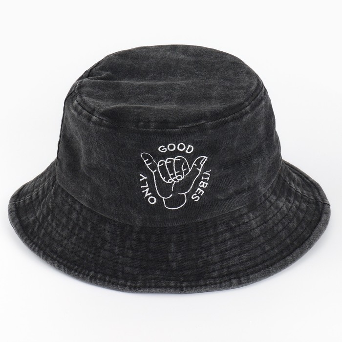 Панама Good vibes, джинса,р-р 56 Панама Good vibes, джинса,р-р 56