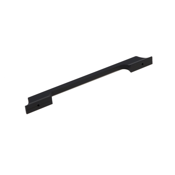 Ручка скоба CAPPIO, алюминий, м/о 192 мм, цвет черный с серой вставкой