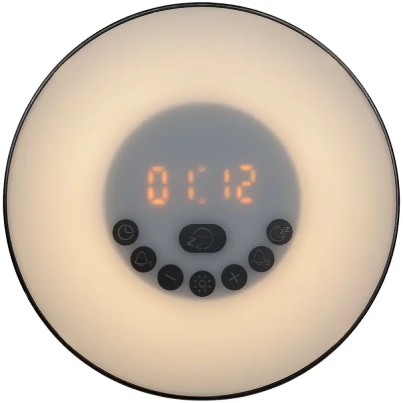 Лампа-колонка dreamTime для пробуждения светом и музыкой, черная