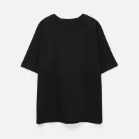 Футболка оверсайз унисекс Avenu, черная, размер XL/XXL