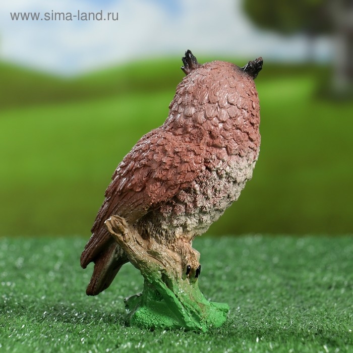 Садовая фигура Садовая фигура "Сова натуральная" 17х11х8см