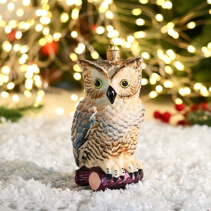 Елочное украшение Елочное украшение "Сова" 14 см