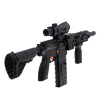 Автомат &laquo;М416&raquo;, стреляет мягкими пулями, работает от аккумулятора