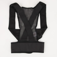 Массажёр - фиксатор для осанки, на липучках, размер S, картонная коробка, цвет чёрный Массажёр - фиксатор для осанки, на липучках, размер S, картонная коробка, цвет чёрный