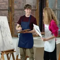 Фартук Neat, темно-синий