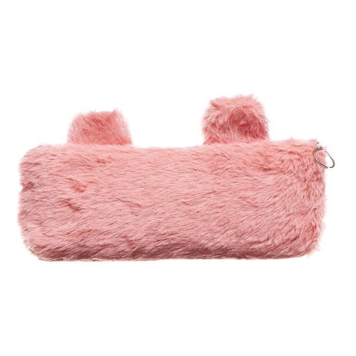 Пенал школьный на молнии Пенал школьный на молнии "Динозаврик" Calligrata, персиковый