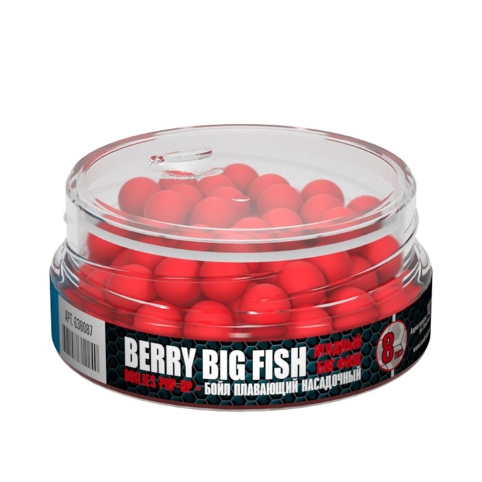 Бойл Sonik Baits Micron Pop-Up, ягодный биг фиш, 8 мм, 25 г Бойл Sonik Baits Micron Pop-Up, ягодный биг фиш, 8 мм, 25 г