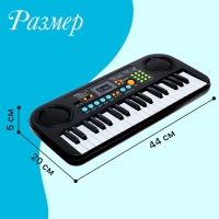 Синтезатор детский &laquo;Маленький музыкант&raquo;, 37 клавиш, с микрофоном