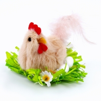 Мягкая игрушка &laquo;Курочка в гнёздышке&raquo;, 7 см, цвет МИКС