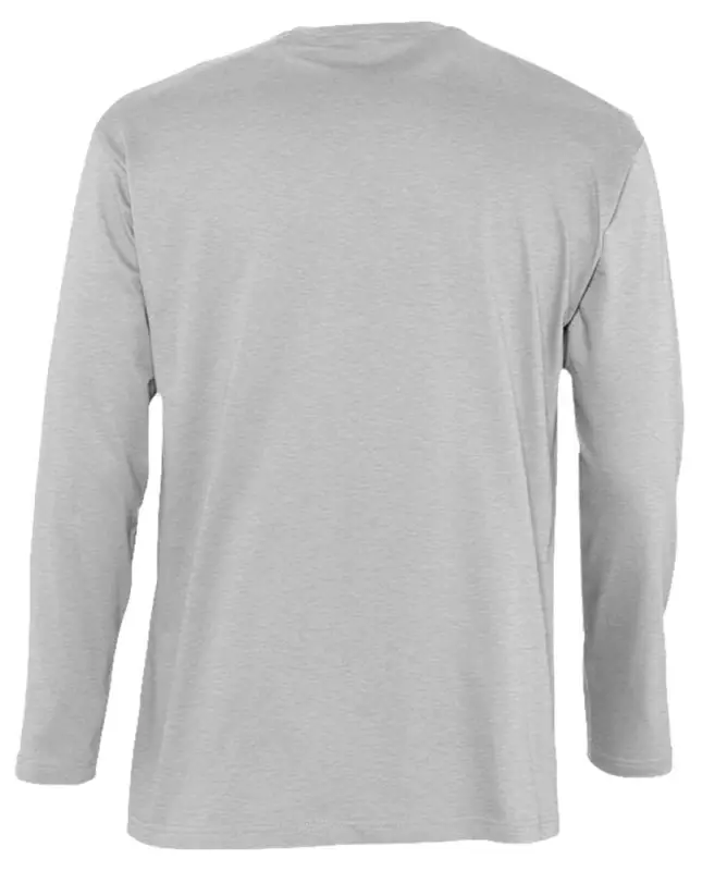Футболка мужская с длинным рукавом Monarch 150 серый меланж, размер S Футболка мужская с длинным рукавом Monarch 150 серый меланж, размер S