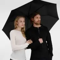 Зонт складной Fiber, черный