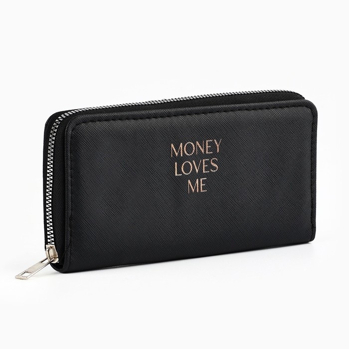 Кошелек кожзам Кошелек кожзам "Money loves me" 19*10 см