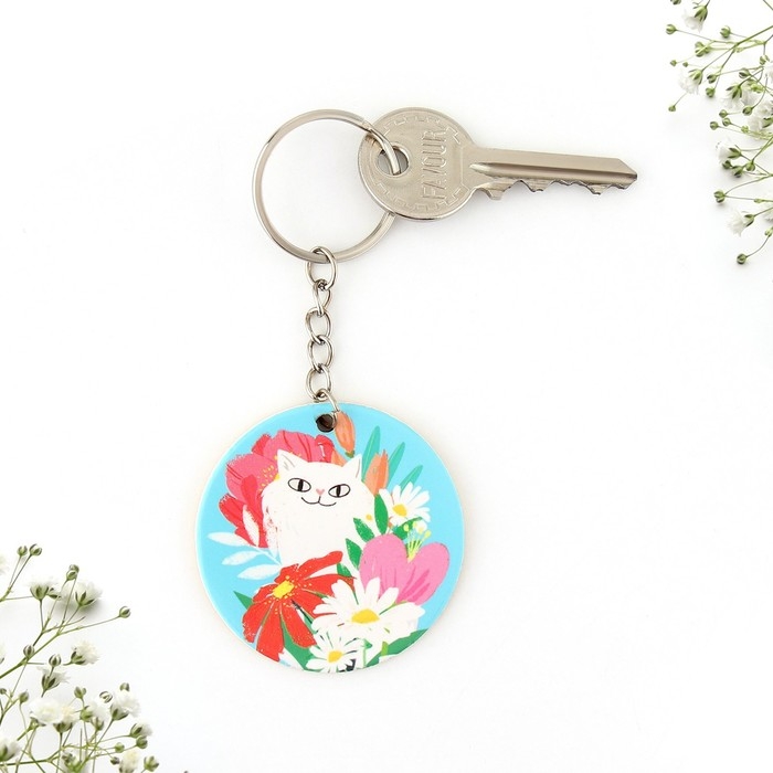 Подарочный набор &laquo;8 марта&raquo; магнит + брелок, 14,5 х 12 см