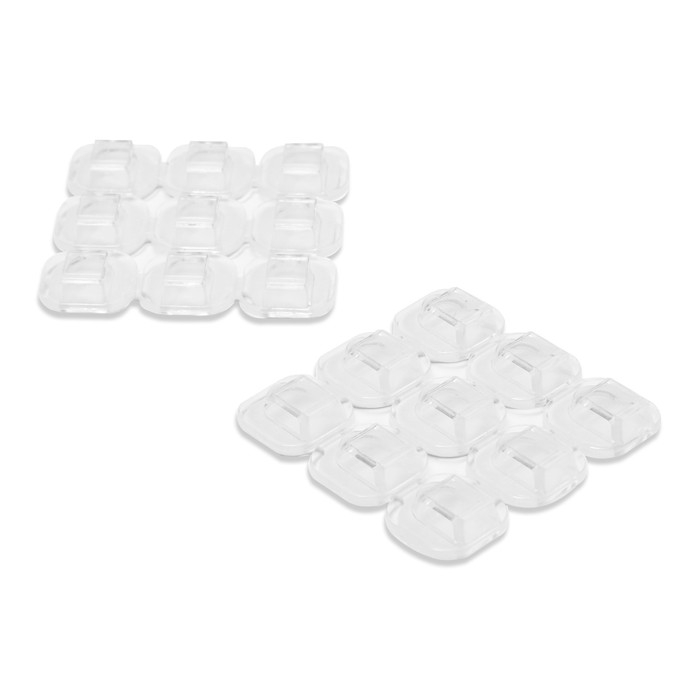 Держатель самоклеящийся для проводов и гирлянд ТУНДРА krep, 15х15 мм, 54 шт. Держатель самоклеящийся для проводов и гирлянд ТУНДРА krep, 15х15 мм, 54 шт.