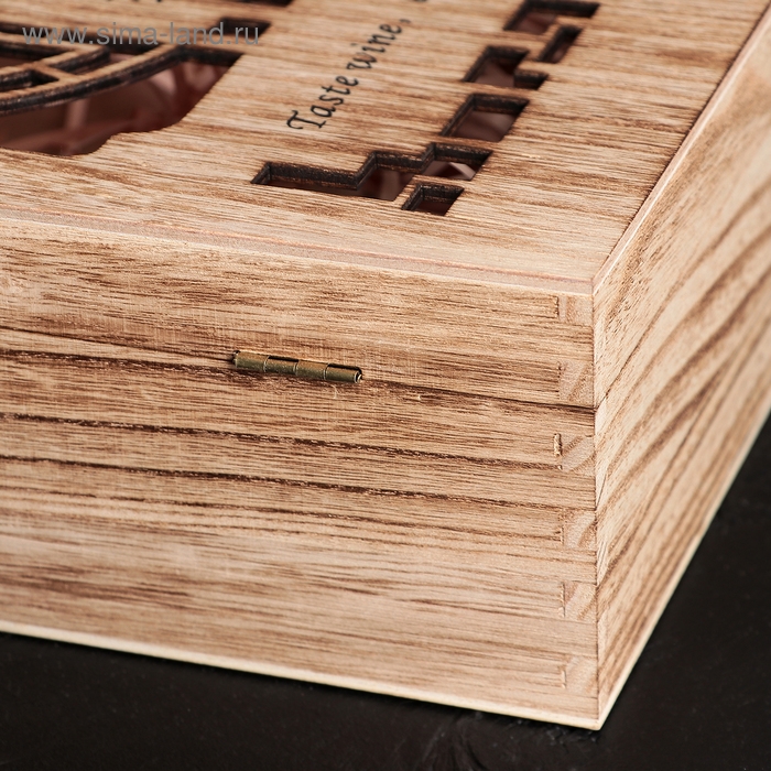 Ящик для хранения вина &laquo;Мерло&raquo;, 35&times;20 см, на 2 бутылки